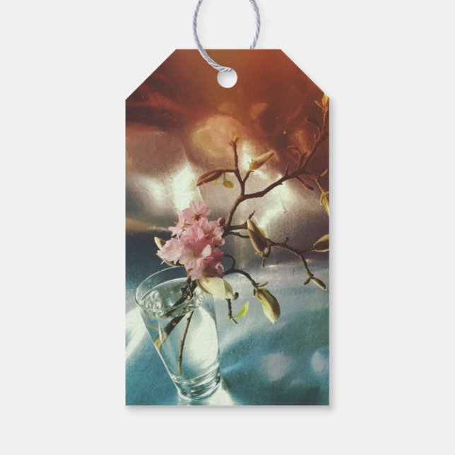 Prislappar Blombukett Presentetikett (Baksidan)