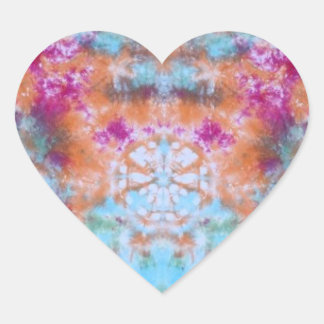 Prism Bear Abstract Hjärtformat Klistermärke