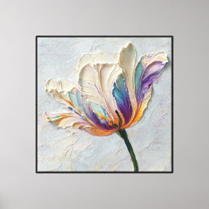 Prism Bloom Abstrakt Blomma Canvas