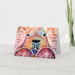 PRISM Chow-grovt, mjukt ART-kort Helgkort