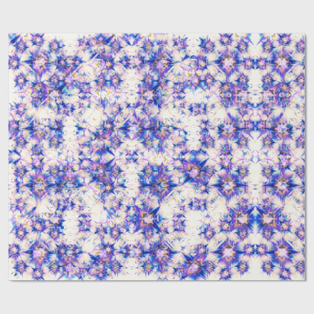 Prism Crystal Christmas Gift Wrap Presentpapper (Platt)