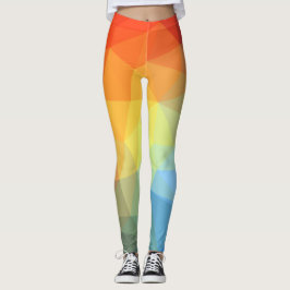 Prism Färg Bright Abstrakt Mönster Leggings