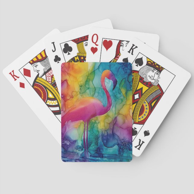 Prism Flamingo Casinokort (Baksidan)
