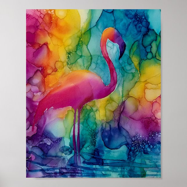Prism Flamingo Poster (Framsidan)