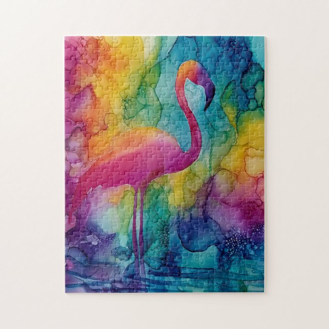 Prism Flamingo Pussel (Vertikal)