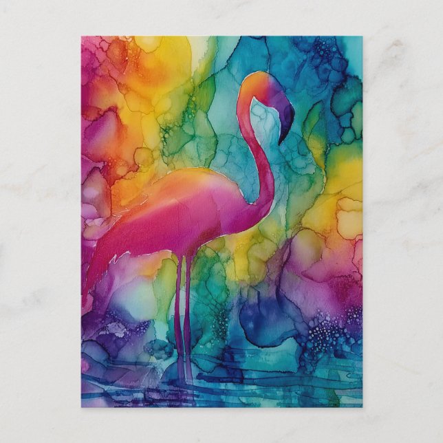 Prism Flamingo Vykort (Framsida)