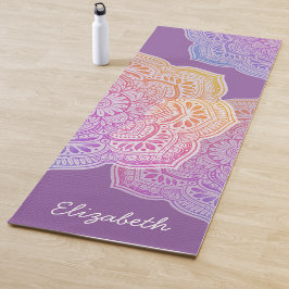 Prism Flower Mandala Personlig Yogamatta