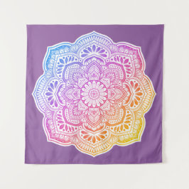 Prism Flower Mandala Tapestry