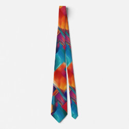 Prism Neck Tie med flera Färgader Slips
