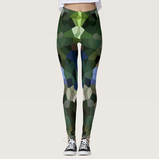 Prism of Grönt Leggings (Framsida)