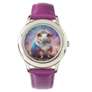 Prism Pigtail: Radiant Unicorn Guinea Gris, Armbandsur