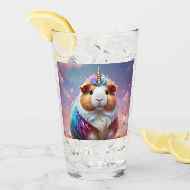 Prism Pigtail: Radiant Unicorn Guinea Gris, Glaskopp (Framsida Ice)