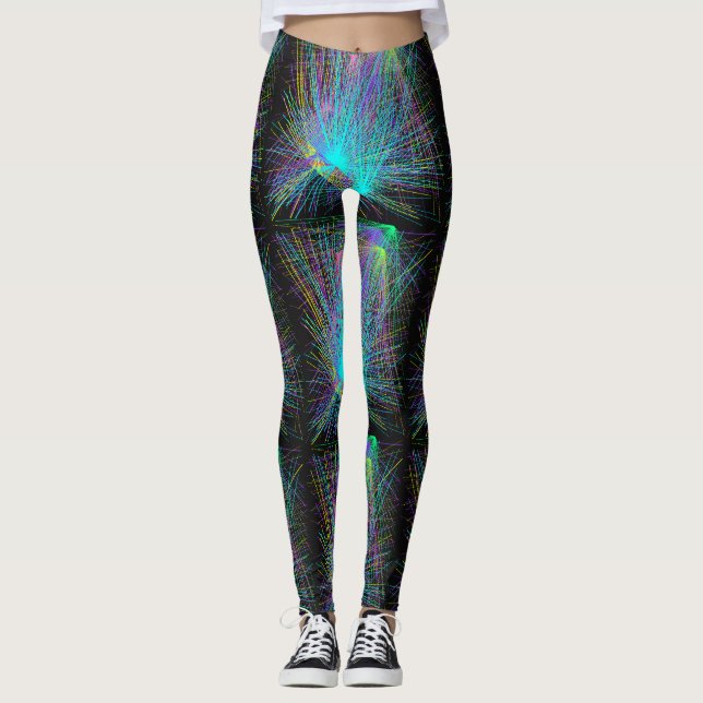 Prism Pulse Radiant Bloom Leggings (Framsida)