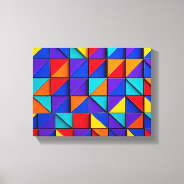Prism Tile Canvastryck (Framsida)