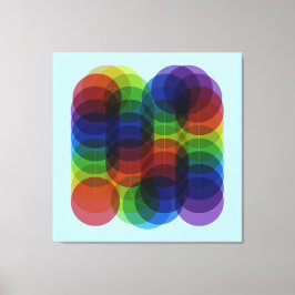 Prism Väg Blue Canvastryck