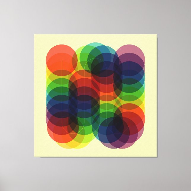 Prism Väg Gult Canvastryck (Framsida)