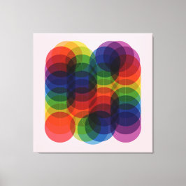 Prism Väg Red Canvastryck