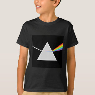 Prisma som lätt skingrar in i ROYGBIV T Shirt