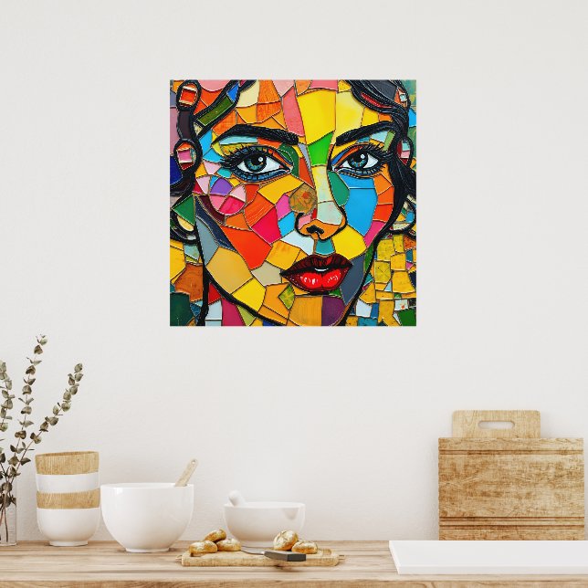 "Prismara" - Flamets delar Poster (Kök)