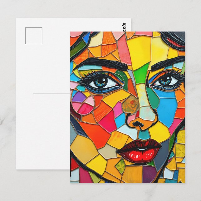 "Prismara" - Flamets delar Vykort (Fram/baksida)