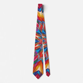 Prismatic Blommönster Neck Tie Slips
