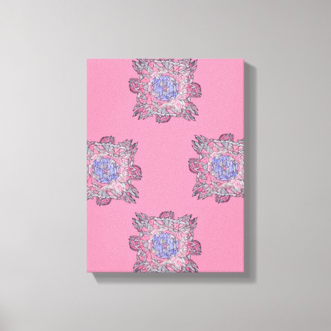 Prismatic Current Abstract Flow Art Canvastryck (Framsida)