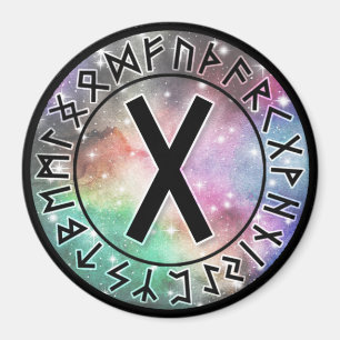 Prismatic Galaxy Rune Circle [07] Gebo] Magnet