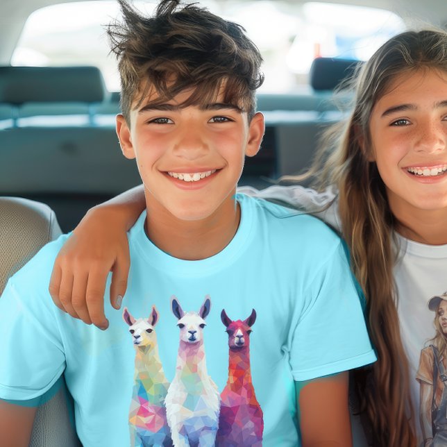 Prismatic Llamas T Shirt (Skapare uppladdad)