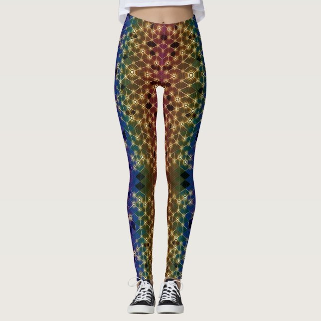 Prismatic Luciferin - Leggings av Vibrata (Framsida)