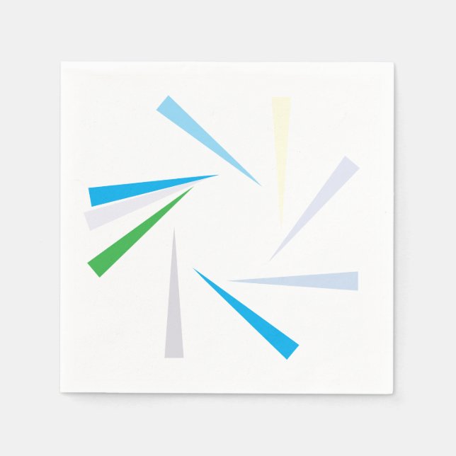 Prismatic Shutter Napkins Pappersservett (Framsidan)