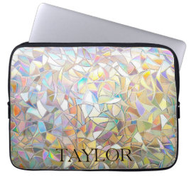 Prismatic Stained Glass Effect - Rainbow Prismatic Laptop Fodral