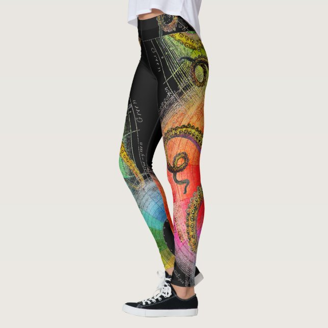 Prismatic tioarmad bläckfisk leggings (Vänster)
