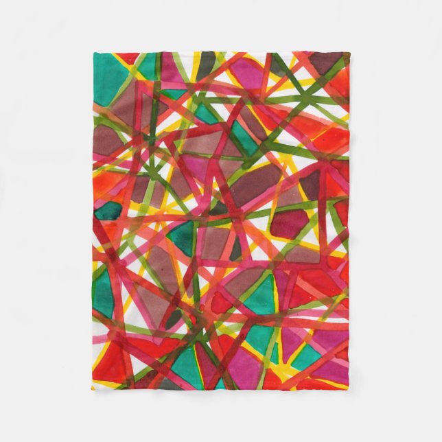 Prismatisk II Fleecefilt (Framsidan)