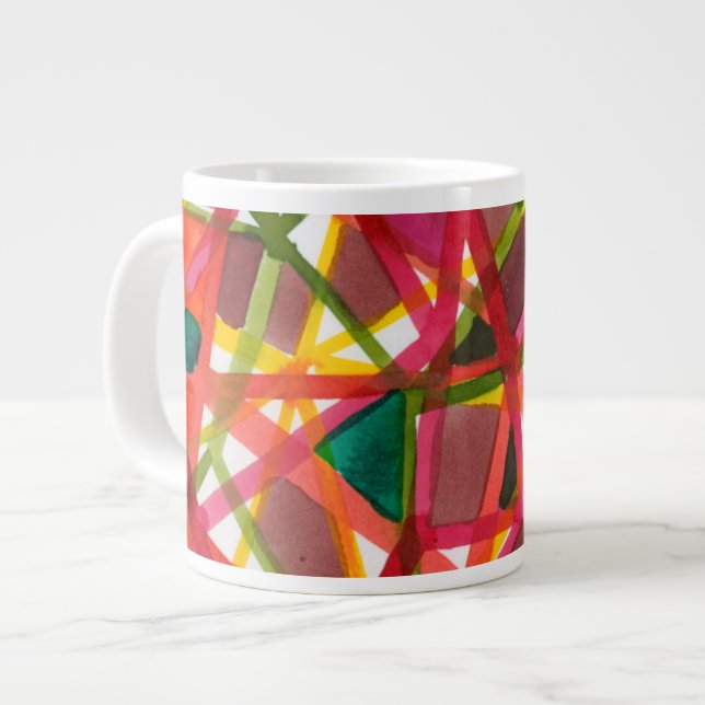 Prismatisk II Jumbo Mugg (Framsida vänster)