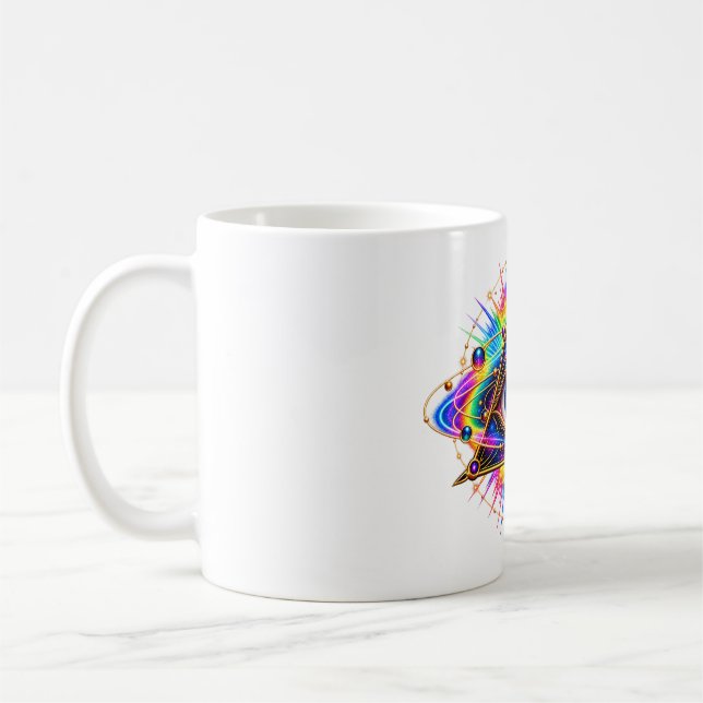 Prismatisk Orbital Ögon Kaffe Mugg (Vänster)