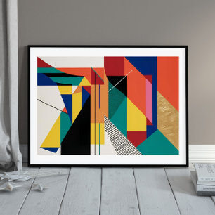 Prismatisk struktur poster