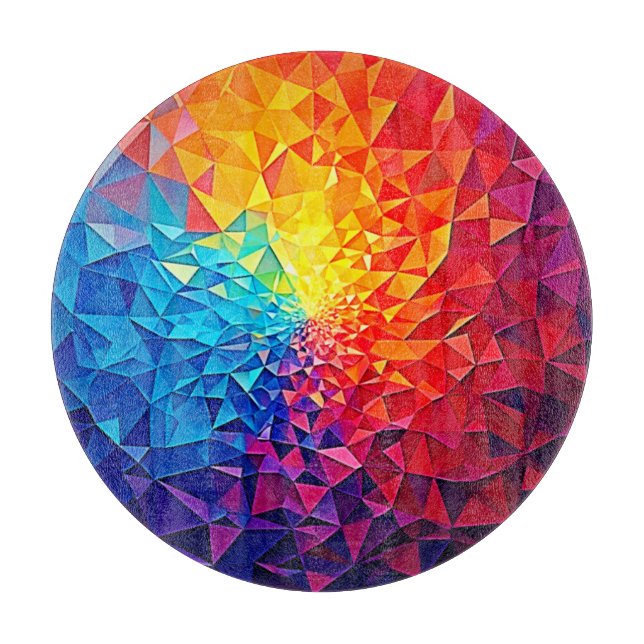 Prismatiskt Kaos Digital Grid Design (Framsidan)