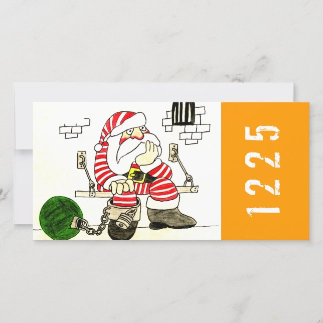 PRISON SANTA JULKORT (Framsida)