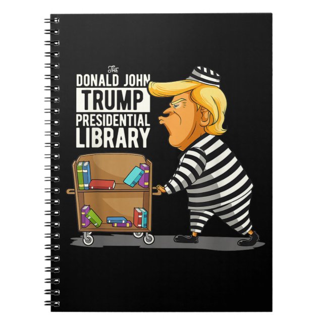 Prison Trump Presidential Library Anteckningsbok (Framsidan)