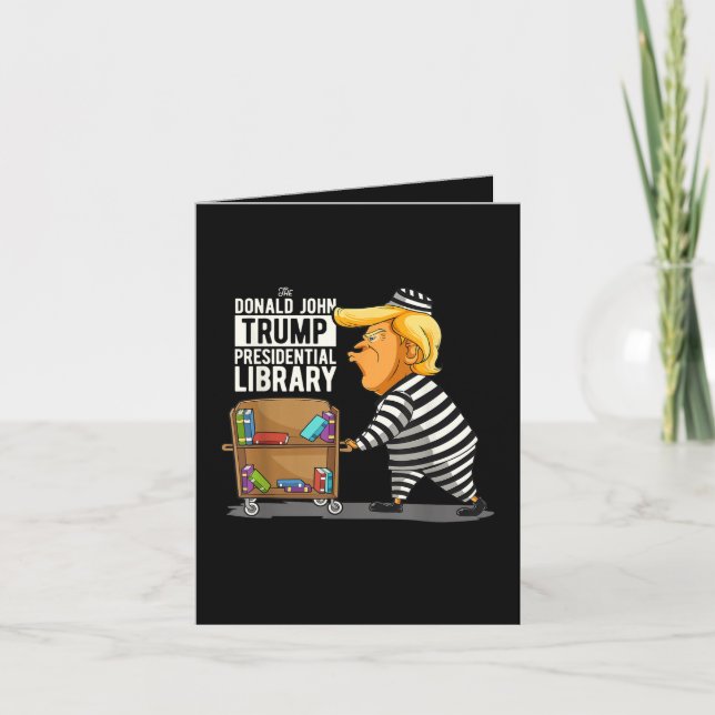 Prison Trump Presidential Library Helgkort (Framsida)