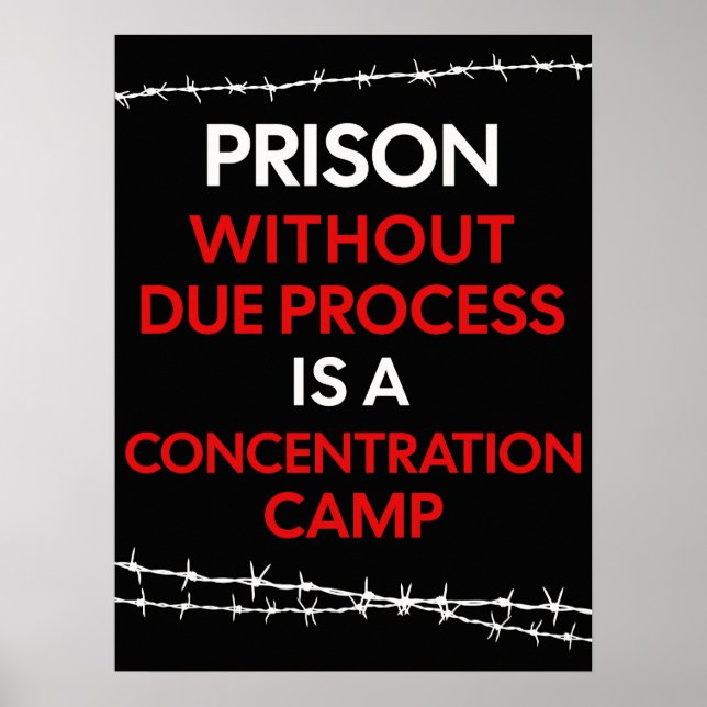 Prison Without Due Process Poster & DOWNLOAD (Framsidan)