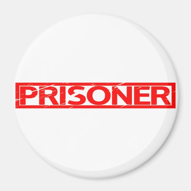 Prisoner Frimärke Magnet (Framsidan)
