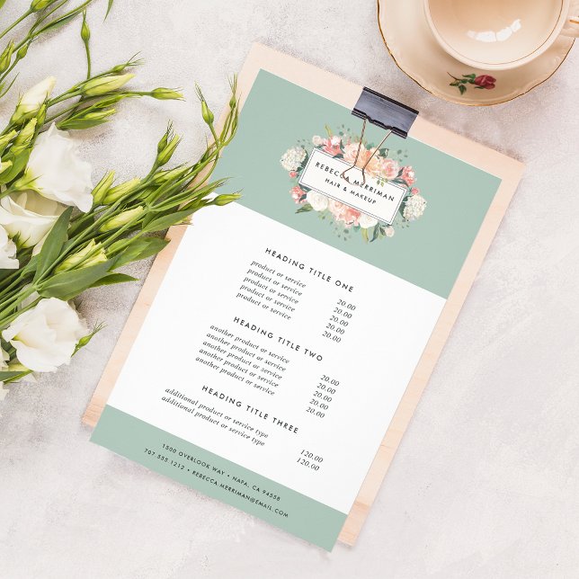 Prissättning och service för antika Blommigtar Flygblad (Skapare uppladdad)