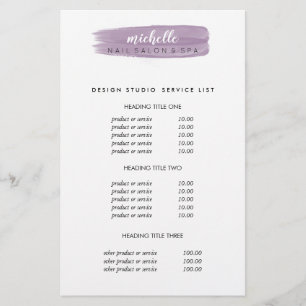 Prissättning och service för plum Nagel polsk pens Flygblad