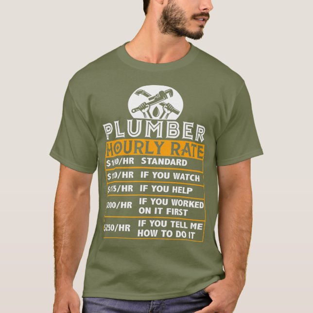 Prist diagram för rörlig  timtaxa t shirt (Framsida)
