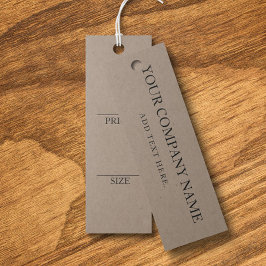 Prist kort för enkel Visning för svartbeklädnad