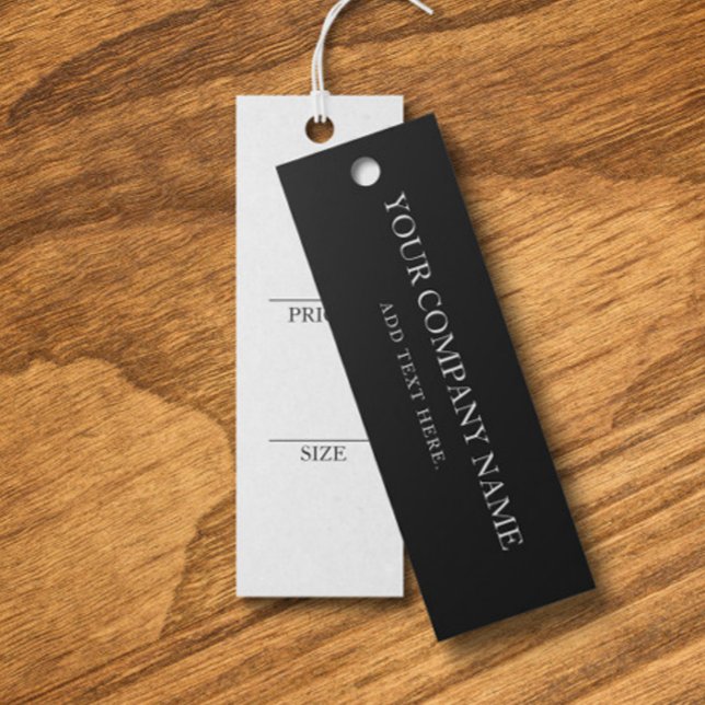 Prist kort för enkel Visning för svartbeklädnad (Skapare uppladdad)