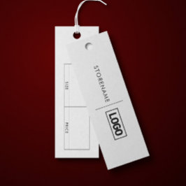 Prist kort för enkel Visning för svartvitt