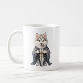 Prist Kung Siberian husky Hund Kaffemugg
