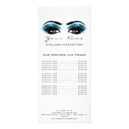 Prist liststrecktillägg Makeup Artist Blue Reklamkort